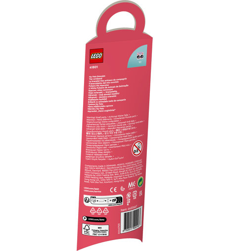 LEGO DOTS - Bratara cu Animale de companie 41801, 37 piese