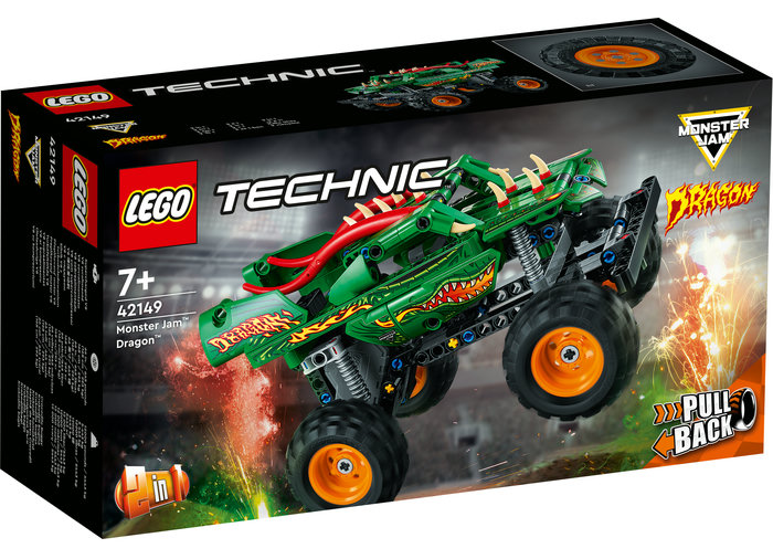 LEGO Technic - Monster Jam Dragon 42149, 217 piese