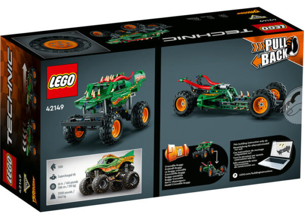 LEGO Technic - Monster Jam Dragon 42149, 217 piese