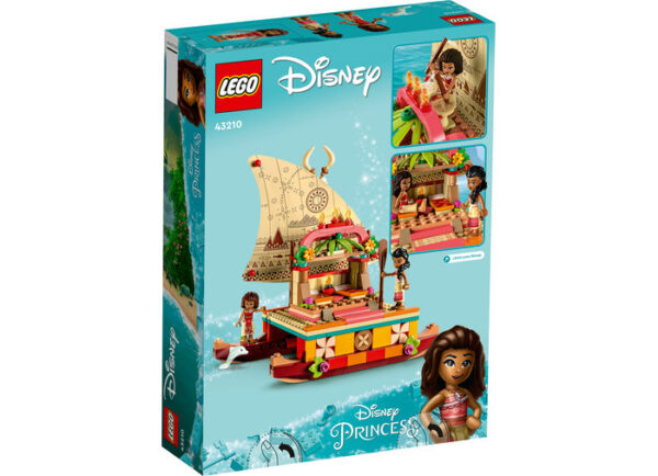 LEGO Disney - Catamaranul Moanei 43210, 321 piese