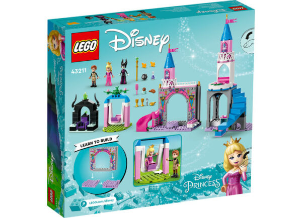 LEGO Disney - Castelul Aurorei 43211, 187 piese