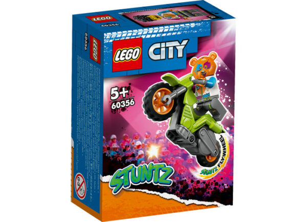 LEGO City - Motocicleta cascadorului urs 60356, 10 piese