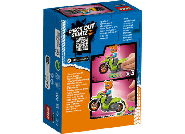 LEGO City - Motocicleta cascadorului urs 60356, 10 piese