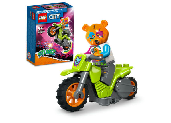 LEGO City - Motocicleta cascadorului urs 60356, 10 piese
