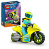 LEGO City - Motocicleta cibernetica de cascadorii 60358, 13 piese