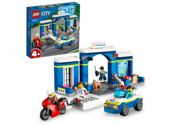 60370-lego-city LEGO City - Urmarire la sectia de politie 60370, 172 piese