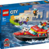 LEGO City - Barca de salvare a pompierilor 60373, 144 piese