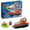 LEGO City - Barca de salvare a pompierilor 60373, 144 piese