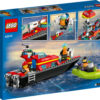 LEGO City - Barca de salvare a pompierilor 60373, 144 piese