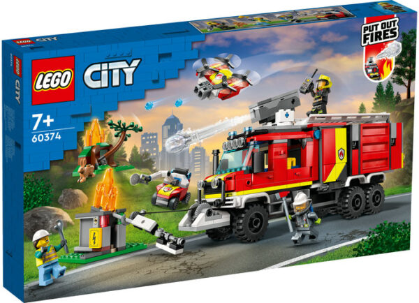 LEGO City - Camion de pompieri 60374, 502 piese