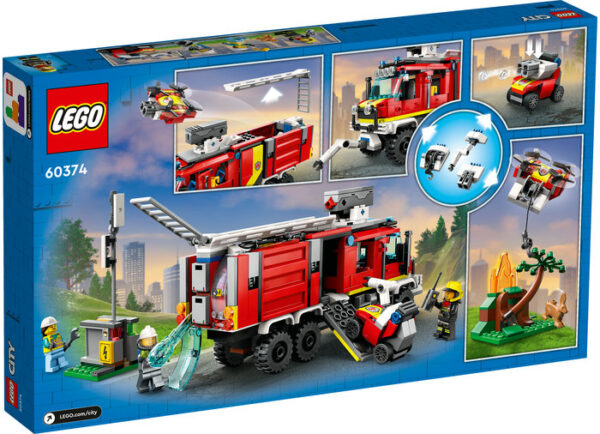 LEGO City - Camion de pompieri 60374, 502 piese