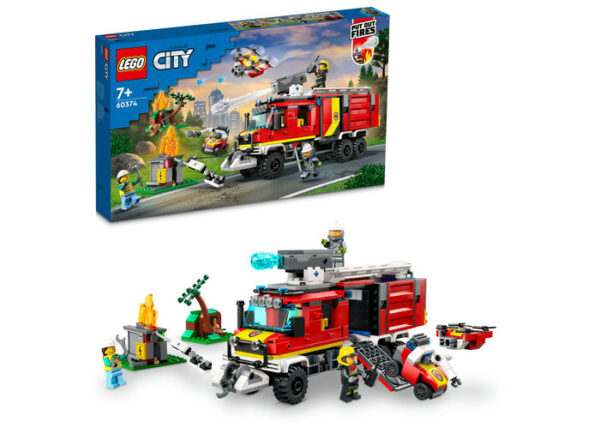 LEGO City - Camion de pompieri 60374, 502 piese