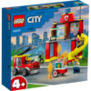 LEGO City - Statie si masina de pompieri 60375, 153 piese