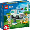 LEGO City - Ambulanta veterinara 60382, 58 piese