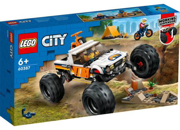 LEGO City - 4x4 Off Roader 60387, 252 piese