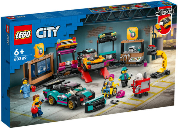 LEGO City - Service pentru personalizarea masinilor 60389, 507 piese