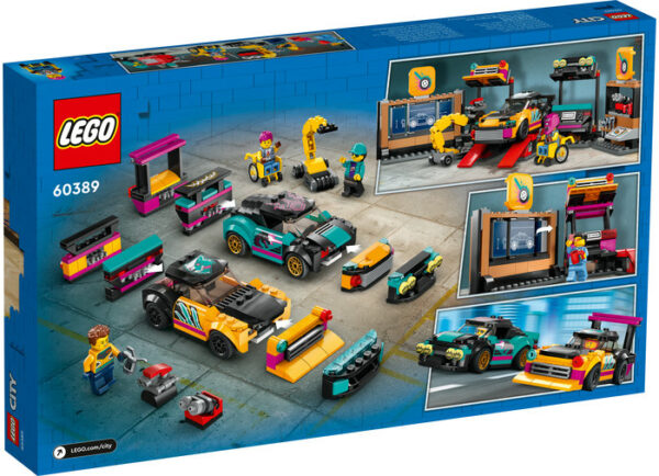 LEGO City - Service pentru personalizarea masinilor 60389, 507 piese