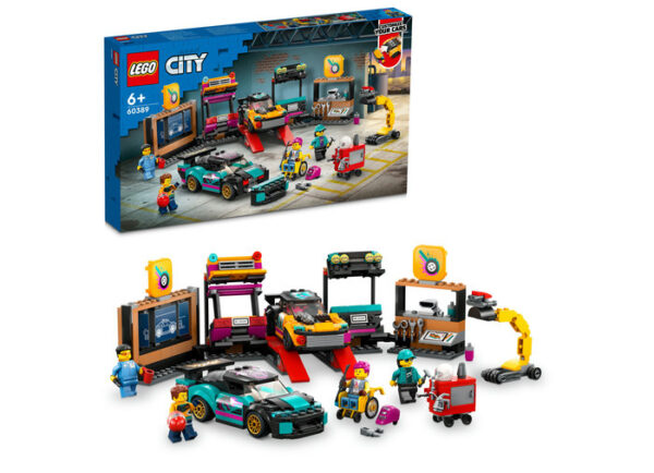 LEGO City - Service pentru personalizarea masinilor 60389, 507 piese