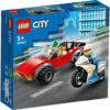 LEGO City - Urmarire pe motocicleta 60392, 59 piese