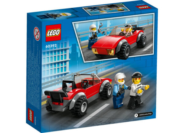 LEGO City - Urmarire pe motocicleta 60392, 59 piese