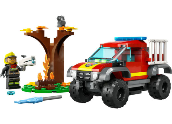 60393-lego-city-3 LEGO City - Masina de pompieri 4x4 60393, 97 piese