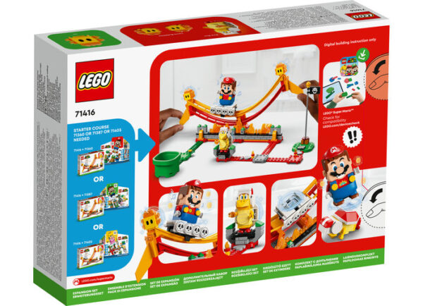 71416-lego-super-mario-2 LEGO Super Mario - Set de extindere - Valul de lava 71416, 218 piese