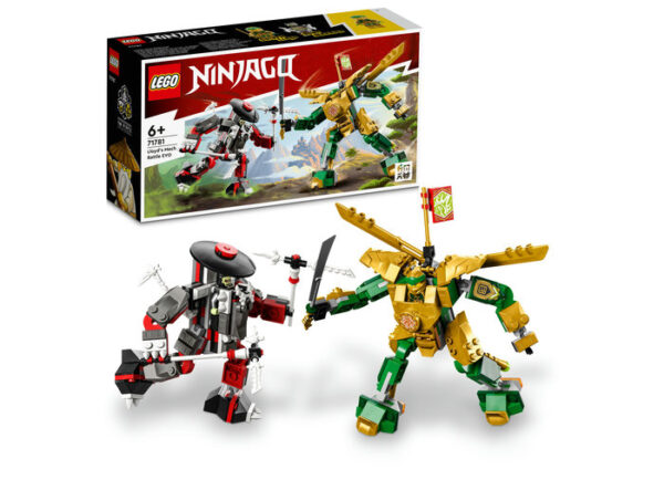 71781-lego-ninjago LEGO Ninjago - Lupta cu robotul EVO al lui Lloyd 71781, 223 piese