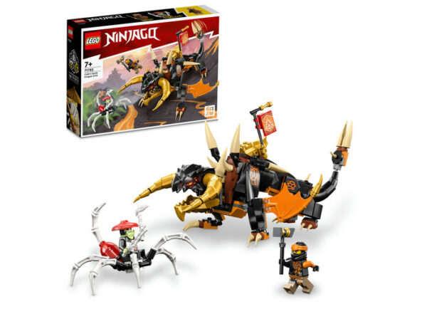 LEGO Ninjago - Dragonul de pamant EVO al lui Cole 71782, 285 piese