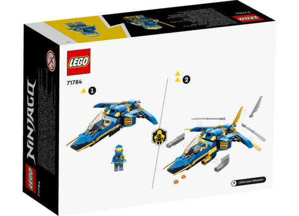 LEGO Ninjago - Avionul EVO al lui Jay 71784, 146 piese