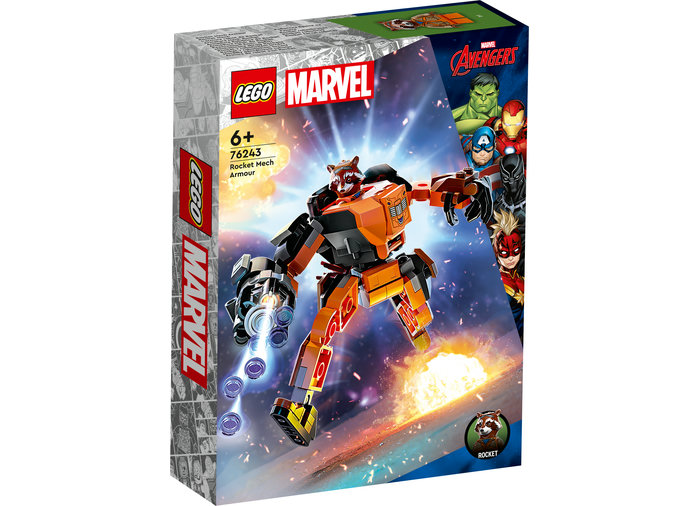 76243-lego-marvel-super-heroes-1 LEGO Marvel Super Heroes - Robot Rocket 76243, 98 piese
