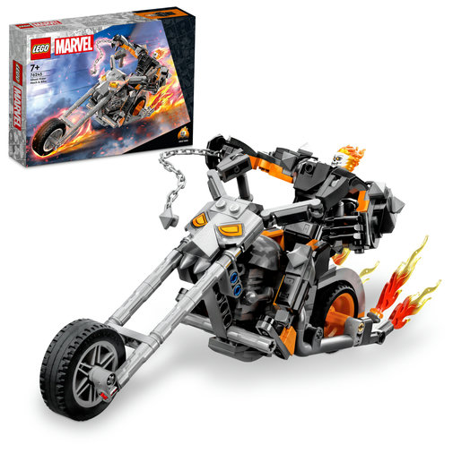 76245-lego-marvel-super-heroes LEGO Marvel Super Heroes - Robot si motocicleta Ghost Rider 76245, 264 piese