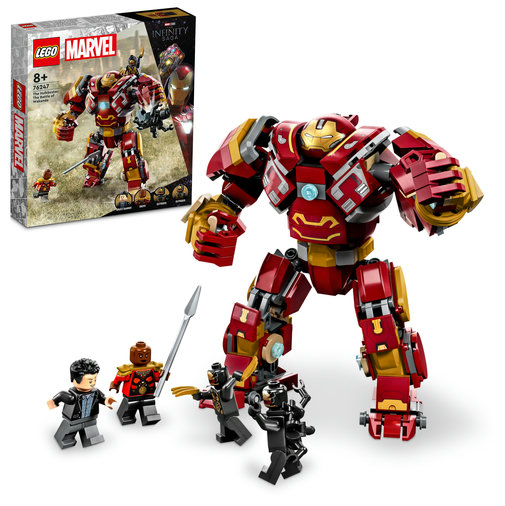 LEGO Marvel Super Heroes - Hulkbuster: Batalia din Wakanda 76247, 385 piese
