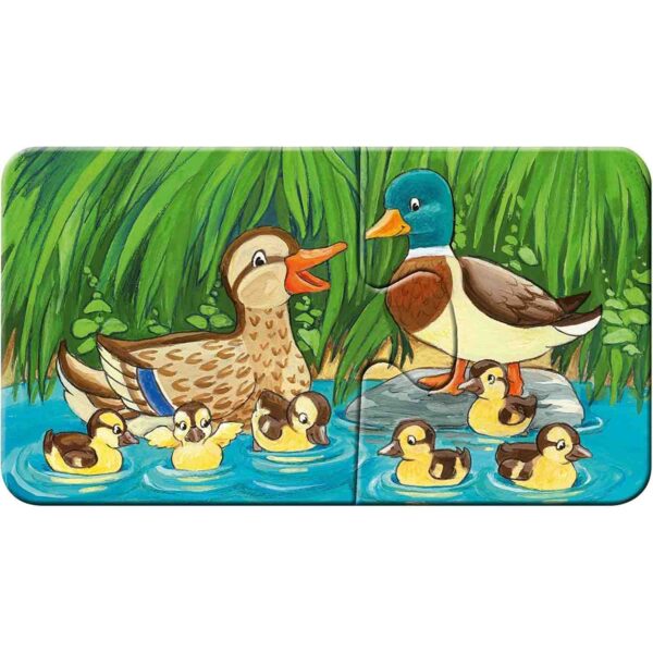 Puzzle Familii De Animale, 9X2 Piese - RVSPC05072