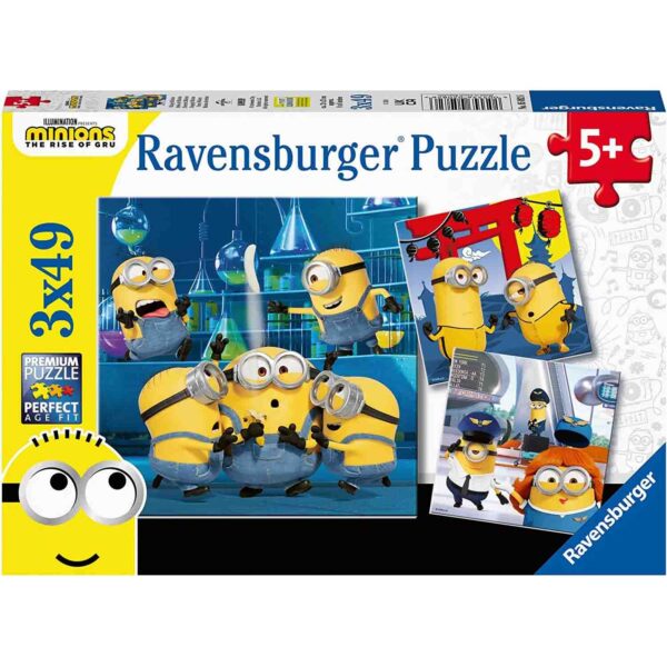 Puzzle Minions, 3X49 Piese - RVSPC05082
