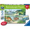 Puzzle Dinozauri, 2X24 Piese - RVSPC05128