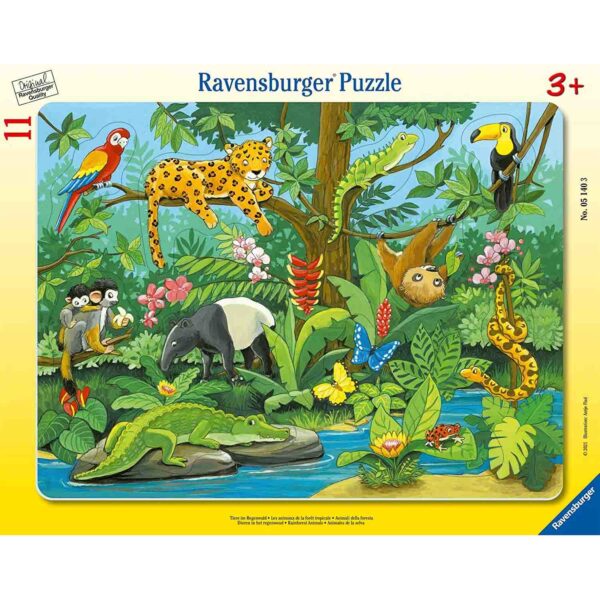 Puzzle Tip Rama Animale In Jungla, 11 Piese - RVSPC05140