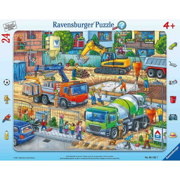 Puzzle Tip Rama Santier De Constructii, 24 Piese - RVSPC05142