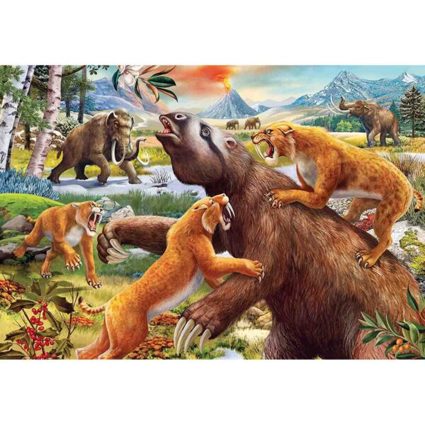 Puzzle Animale In Salbaticie, 2X24 Piese - RVSPC05179