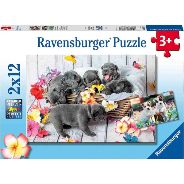 Puzzle Catelusi, 2X12 Piese - RVSPC05636