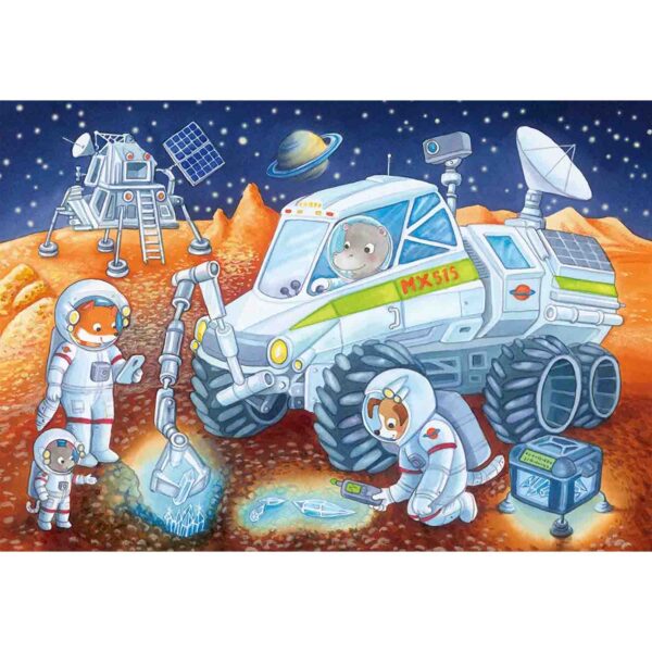 Puzzle Animale In Spatiu, 2X24 Piese - RVSPC05665