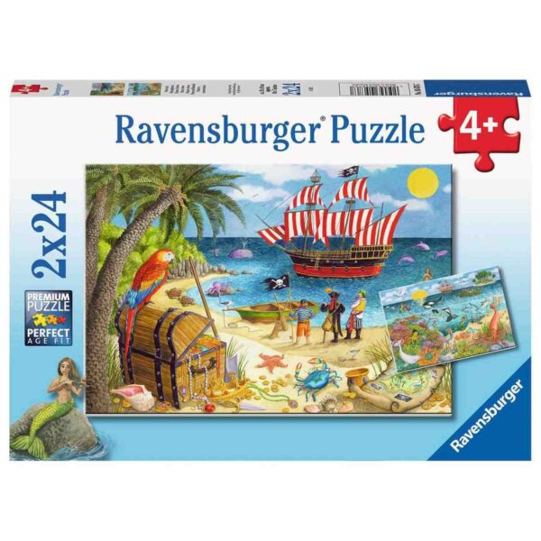 Puzzle Pirati Si Sirene, 2X24 Piese - RVSPC05676
