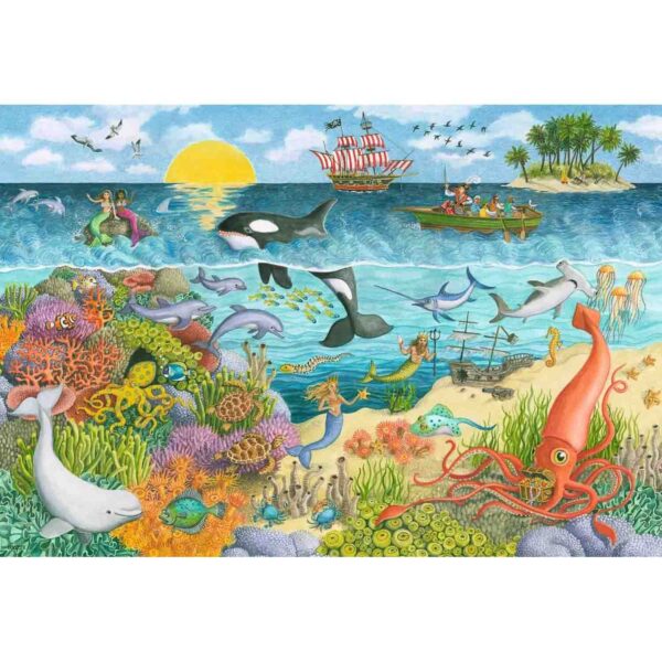 Puzzle Pirati Si Sirene, 2X24 Piese - RVSPC05676