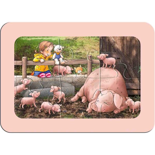 Puzzle Animale De La Ferma, 3X6 Piese - RVSPC05679