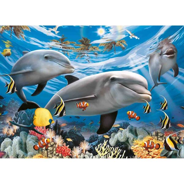 Puzzle Delfini Zambitori, 60 Piese - RVSPC09593