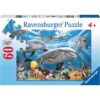 Puzzle Delfini Zambitori, 60 Piese - RVSPC09593