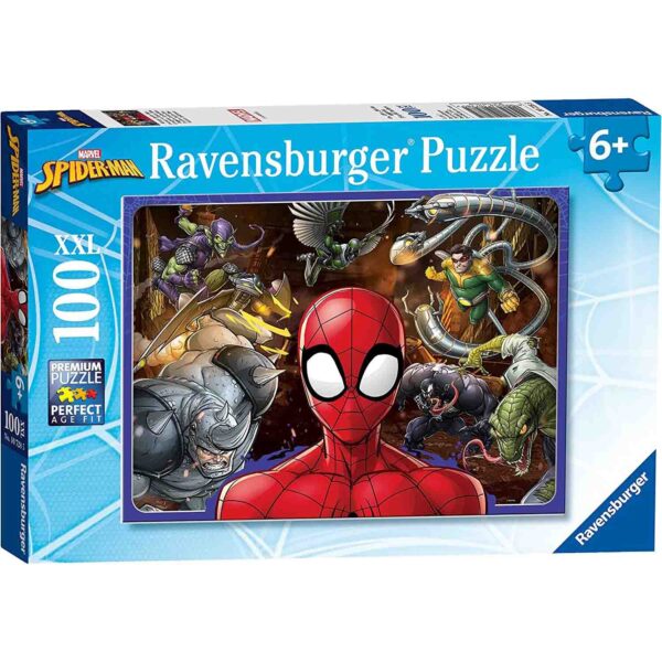 Puzzle Spiderman Si Personaje, 100 Piese - RVSPC10728