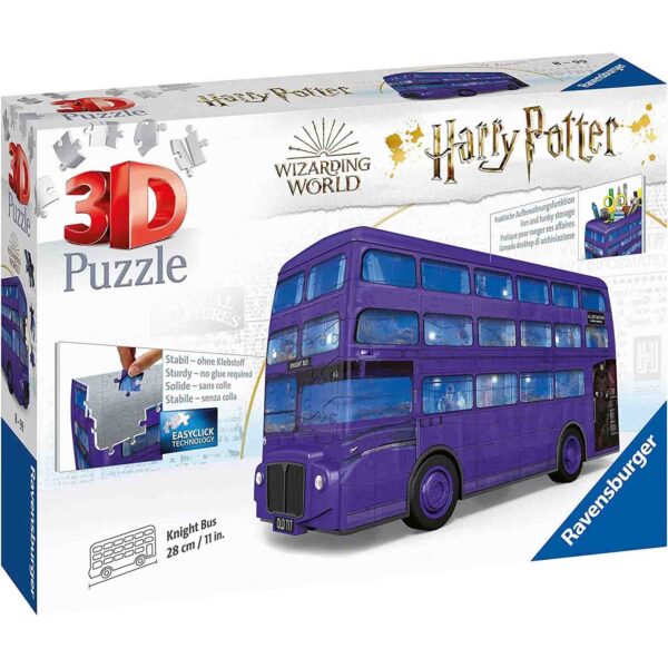 Puzzle 3D Harry Potter Autobuz, 216 Piese - RVS3D11158