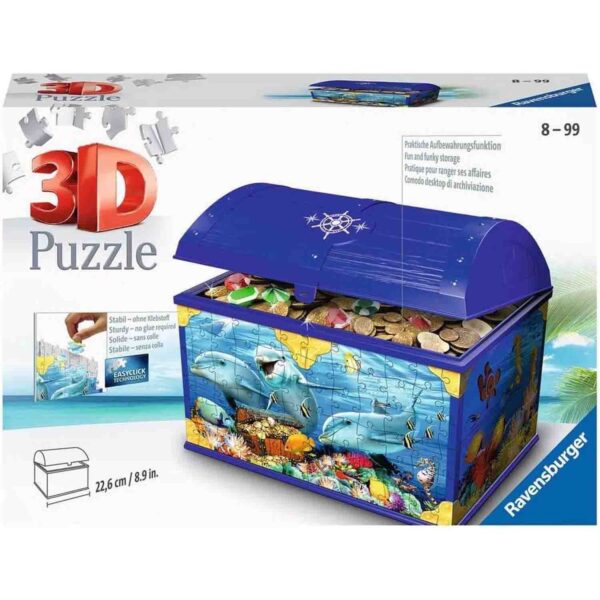 Puzzle 3D Cutie Comori Cu Animale, 216 Piese - RVS3D11174