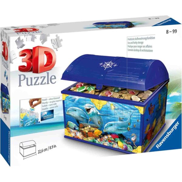 Puzzle 3D Cutie Comori Cu Animale, 216 Piese - RVS3D11174