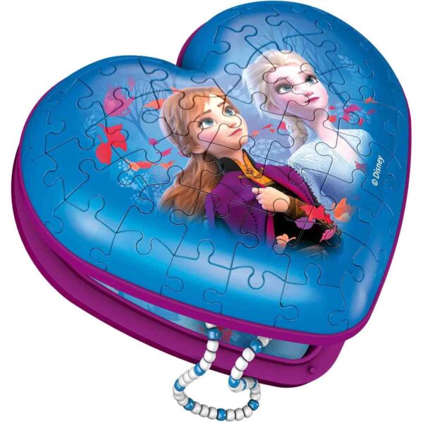 Puzzle 3D Cutie Inima Frozen, 54 Piese - RVS3D11236